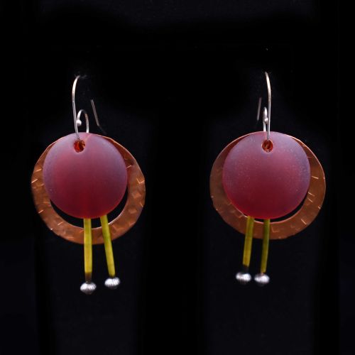 EARRINGS - BEACH GLASS